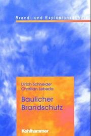 Cover of: Baulicher Brandschutz.
