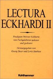 Cover of: Lectura Eckhardi 2.