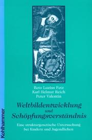 Cover of: Weltbildentwicklung und Schöpfungsverständnis. by Reto Luzius Fetz, Karl Helmut Reich, Peter Valentin