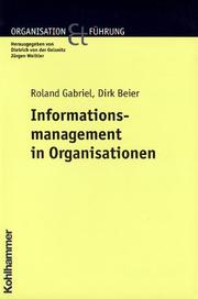 Cover of: Informationsmanagement in Organisationen.