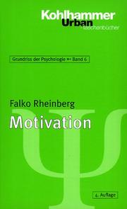 Cover of: Motivation.