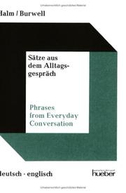 Cover of: Satze Aus Dem Alltagsgesprach - Phrases from Everyday Conversation