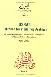 Cover of: Usrati, Lehrbuch für modernes Arabisch, Bd.1, Lehrbuch