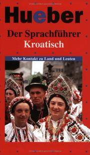 Cover of: Der Sprachführer Kroatisch