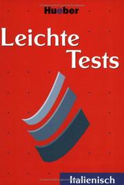 Cover of: Leichte Tests, Italienisch