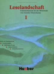 Cover of: Leselandschaft 1 by Arbeitsbuch