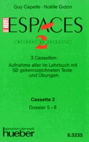 Cover of: Le Nouvel Espaces, Dossiers 5-8, 1 Cassette by Guy Capelle, Noelle Gidon