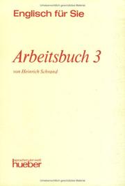 Cover of: Englisch für Sie, Arbeitsbuch