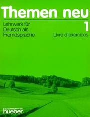 Cover of: Themen neu, 3 Bde., Livre d' exercices