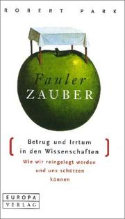 Cover of: Fauler Zauber. by Robert Park