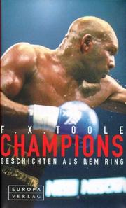 Cover of: Champions. Geschichten aus dem Ring. by F. X. Toole