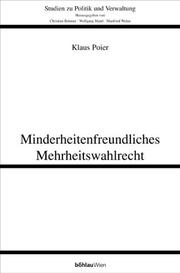 Cover of: Minderheitenfreundliches Mehrheitswahlrecht.