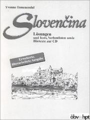 Cover of: Slovencina, Lösungen