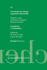 Cover of: Fortschritte der Chemie organischer Naturstoffe / Progress in the Chemistry of Organic Natural Products / Volume 88 (Fortschritte der Chemie organischer ... the Chemistry of Organic Natural Products) by 