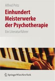 Cover of: Einhundert Meisterwerke der Psychotherapie by Alfred Pritz