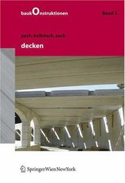 Cover of: Decken (Baukonstruktionen)
