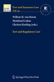 Cover of: Tort and Regulatory Law (Tort and Insurance Law)