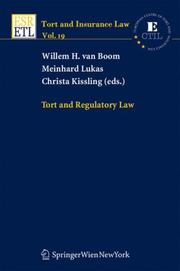 Cover of: Tort and Regulatory Law (Tort and Insurance Law) by 