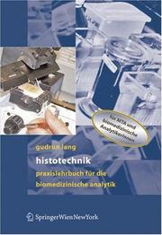 Cover of: Histotechnik by Gudrun Lang