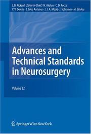 Cover of: Advances and Technical Standards in Neurosurgery / Volume 32 (Advances and Technical Standards in Neurosurgery)