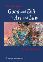 Cover of: Good and Evil in Art and Law: An Extended Essay