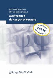 Cover of: Wörterbuch der Psychotherapie