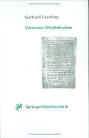 Cover of: Verlorene Wirklichkeiten: Über die ungewollte Erosion unseres Denkraumes durch Naturwissenschaft und Technik