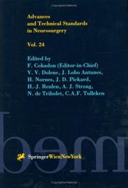 Cover of: Advances and Technical Standards in Neurosurgery / Volume 24 (Advances and Technical Standards in Neurosurgery)
