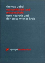 Cover of: Vernunftkritik und Wissenschaft: Otto Neurath und der erste Wiener Kreis (Veröffentlichungen des Instituts Wiener Kreis)