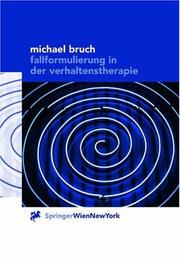 Cover of: Fallformulierung in der Verhaltenstherapie