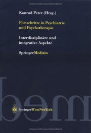 Cover of: Fortschritte in Psychiatrie und Psychotherapie: Interdisziplinäre und integrative Aspekte