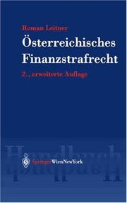 Cover of: Österreichisches Finanzstrafrecht
