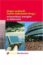 Cover of: Erneuerbare Energien in Österreich: Systemtechnik, Potenziale, Wirtschaftlichkeit, Umweltaspekte