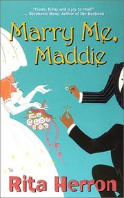 Cover of: Marry me, Maddie
