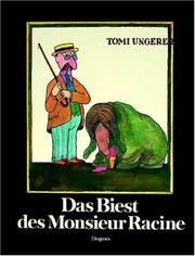 Cover of: Das Biest des Monsieur Racine.