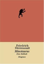 Cover of: Minotaurus. Eine Ballade. by Friedrich Dürrenmatt