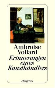 Cover of: Erinnerungen eines Kunsthändlers.