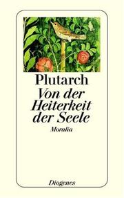 Cover of: Von der Heiterkeit der Seele. Moralia.