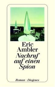 Cover of: Nachruf auf einen Spion. by Eric Ambler