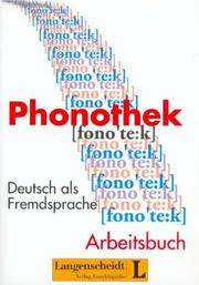 Cover of: Phonothek, Arbeitsbuch by Eberhard Stock, Ursula Hirschfeld