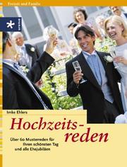 Cover of: Hochzeitsreden.