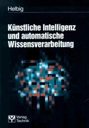 Cover of: Künstliche Intelligenz und automatische Wissensverarbeitung.