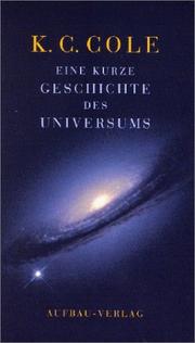 Cover of: Eine kurze Geschichte des Universums.