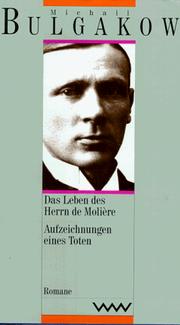 Cover of: Gesammelte Werke, 13 Bde. in 15 Tl.-Bdn., Bd.2, Das Leben des Herrn de Moliere