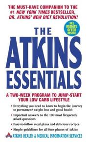 Cover of: The Atkins essentials: a two-week program to jump-start your low carb lifestyle