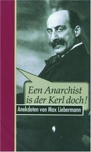 Cover of: Een Anarchist is der Kerl doch.