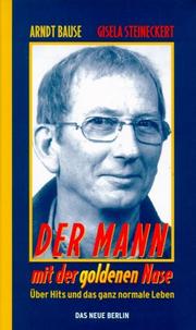 Cover of: Mann Mit Der Goldenen Nase by Arndt Bause