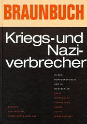 Cover of: Braunbuch. by Norbert Podewin, Gerhard Dengler