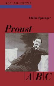 Cover of: Proust- ABC.