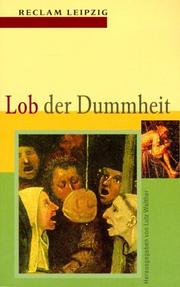 Cover of: Lob der Dummheit. by Lutz Walther